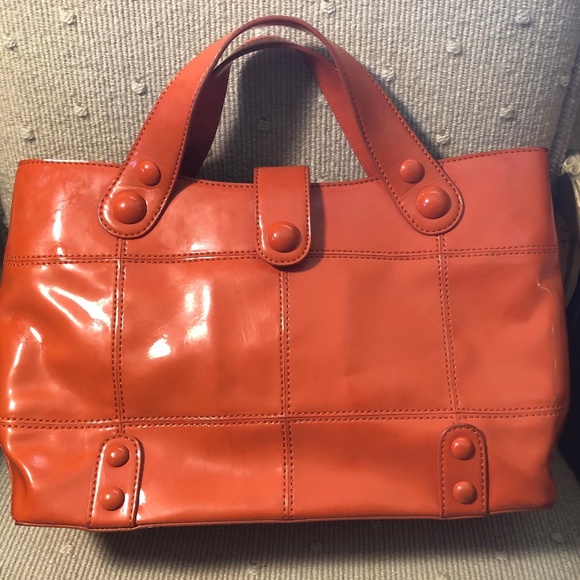 MAXX New York Orange Handbag - Picture 1 of 8